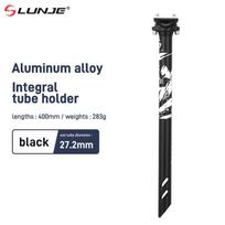 LUNJE Bicycle Seatpost Colorful MTB Seat Post 27.2  31.6mm Mountain Bike Saddle Seat Tube Bike Parts 400MM
