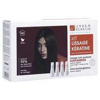 Urban Keratin - Mini tiesinimo rinkinys 100 ml, augalinis keratinas garbanotiems plaukams