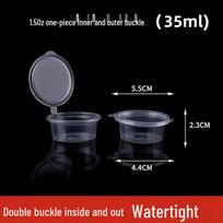 Disposable Plastic Sauce Cup for Hot Pot and Seasoning 50 pieces