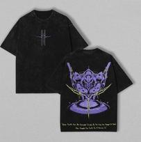 Evangelion Unit T Shirt Men EVA  Vintage Acid Wash Mecha Streetwear Retro Japanese Anime  Cotton Graphic Tees Hip Hop 2XL
