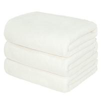 Reck Gekiochi-kun Microfiber Bath Towel Set 3 (White) Soft texture ultra-fine fibers / High absorbency Quick drying even when wet