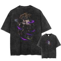 JoJos Bizarre Adventure Manga Tshirt Anime Printed T Shirt Washed Cotton Tshirt Clothing Men Women Summer Short Sleeves Tees S