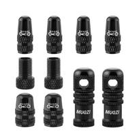 Strong Sealing Tubeless Tire Valve Cap Set CNC Presta/Schrader Tire Valve Cap  Bike Tire Style 1