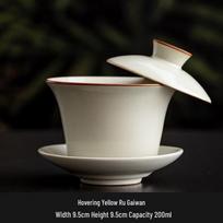 Qiwei Ru Kiln Anti-Scald Ceramic Gaiwan
