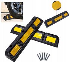 Ogranicznik Parkingowy Kół Separator Gumowy Odbojnica Odbojnik 58 Cm 2 Szt