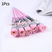 Soap Artificial Rose Bouquet Little Bear Soap Flower Diy Flower Bouquets Wedding Mother'S Day Valentine'S Day Gift Souvenirs 1PC