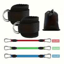 Pieces 6 Ankle Bands Leg Workout - Adjustable And Breathable Ankle Bands For Muscle Building Power Bursts And Leg Sculpting