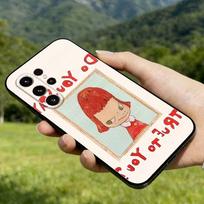 Naaaaa Phone case For Samsung Galaxy A56,36,26,16,76,55,35,25,15,54,34,24,14Soft Silicone Black Cover 24 Samsung A02