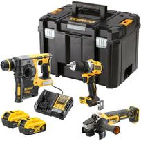 DeWALT 3 įrankių rinkinys DCK330P2T-QW 18V, 2 x 5Ah, bešepetė, bevielis, Type C - EU