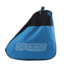 1PC Portable Roller Skates Bag Ice Skating Bag Large Capacity Kids Inline Skates Bag Skates Storage Bag Skating Shoes Bag mėlyna