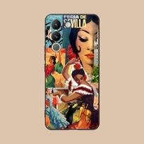 Spain Flamenco Mobile Phone Case for VIVO V60 V50 V40 V30 V29 V27 V25 V23 Pro Lite 5G Colorful Printing Cover Pretty Cover vivo V23e
