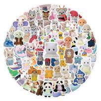 120 New Calico Criteria Graffiti Stickers Decorative Skateboard Suitcase Stickers