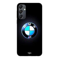 Phone Case - MANIACASE - Samsung Galaxy A54 - Silicone - Black - Luminous Bmw M Logo juoda