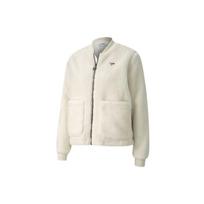 Puma Casual Sports Faux Lamb Wool Jacket Women Jackets Smoke-Gray 599146-05 XXL