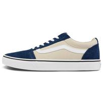Vans Ward Canvas Atsitiktiniai Madingi Žemi Skate Batai Unisex Sportbačiai Mėlyni Rudi VN0A5HTS80M 39 white