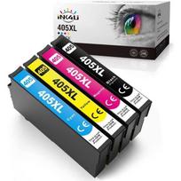 405XL Cartouches d'encre pour Epson 405XL 405 XL pour Epson Workforce Pro WF-3825 WF-4820 WF-4825 WF-3820 WF-4830 Workforce WF[989]
