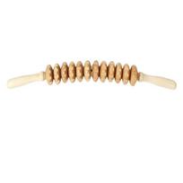 1Pcs Solid Wood Roller Massage Stick Full Body Massager For Back And Abdomen With Wooden Handle
