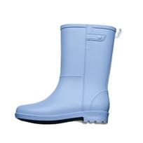 Moterų lietaus batai Madingi vidutinio blauzdos ilgio guminiai batai Lauko žvejybai Guminiai galošai Vandeniui atsparūs sodo darbo batai Botas Lluvia Mujer 36 mėlyna