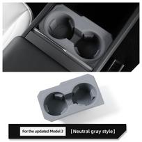 for Tesla Model 3 Highland 2025 Cup Holder Silicone Drinks Holder Organizer Car Interior Accessories
