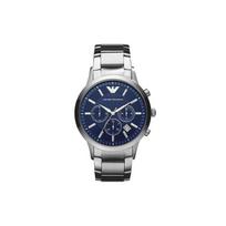 Emporio Armani Renato Laikrodis Kvarcinis Mechanizmas Mėlynas Ciferblatas Chronografas Kalendorius Klasikinis Madingas Verslo Vyriški Laikrodžiai AR2448-CLG Regular Watch Box
