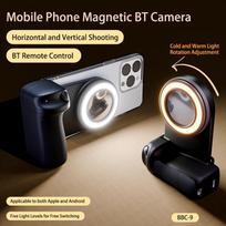 MagSafe Bluetooth Selfie Remote with Stabilizer, Fill Light & Anti-Shake for Live Streaming