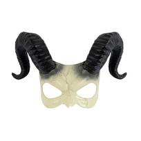 Animal Sheep Horn Mask Plastic Demon Mask Creative Halloween Mask  Masquerade balta