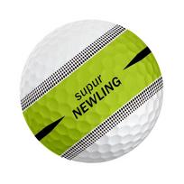 Dangaus žydrumo golfo trijų sluoksnių kamuoliukas 360° taikymas Super didelio nuotolio golfo kamuoliukas Golfo kamuoliukai Žaidimo kamuoliukai žalia