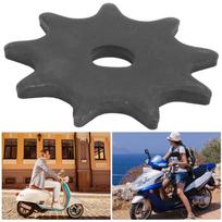 Durable D Hole Motor Engine Sprocket 410 9T Metal Chain Sprocket Electric Scooter Sprocket for MY1016 / MY1025 Motor Engine Black