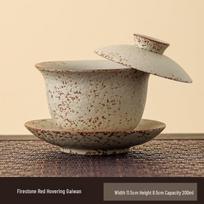 Qiwei Ru Kiln Ceramic Double-Wall Gaiwan