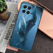 Beautiful Blue Whale Painting For Samsung Galaxy M55 M15 M13 M23 M33 M53 M30s M31s M12 M32 M52 M20 M21 M51 M34 M54 Case Samsung M34 5G