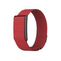 Nylon Sport Band 22mm Loop Design Fitness Tracker Strap Breathable Adjustable Replacement Wristband for Amazfit Helio Strap raudona