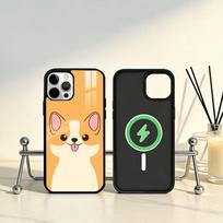 Cute corgi dog Phone Case For iPhone17,16,15,14,13,12,11 Plus,Pro Max Magnetic For Magsafe Wireless Charging iPhone15