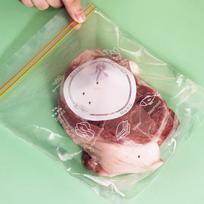 50Pcs Food Grade PE Storage Bags Practical Good Sealing Strong Load-Bearing Fresh-Keeping Organizer Bags 30*28cm gryna