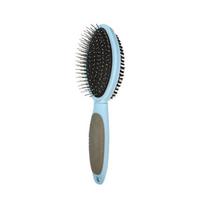 Durable Floating Hair Removal Dog Massage Brush Effective Comfortable Pet Cat Comb Pet Grooming Comb Pet Cleaning Tool mėlyna