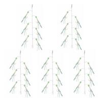 5 Sets Soft Fish Skin Fishing Rigs with Luminous Beads Fishing Lure Rigs  Big Fish Fishing 12#