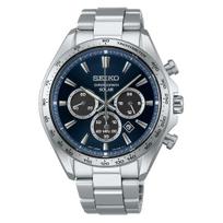 SEIKO SELECTION SBPY183 Watch Solar Chronograph with Date Calendar and 2026 Release S Series [Seiko Watch] Men's 24-Hour Hand, Blue, Silver, Model,