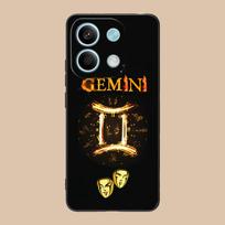 Zodiac Sign Gemini Phone Case for POCO F8 F7 F6 F5 F4 F3 F2 Pro GT C75 C71 C65 C61 C40 Pro Ultra Soft TPU Shockproof Cover Poco C40