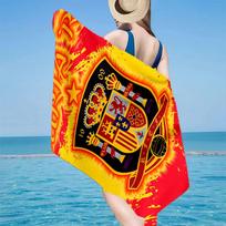 Spain Football Crest Beach Towel, Super Soft Microfiber, Gift for Her/Him, Birthday, for Pool, Beach, Travel, Home Decor Fan gifts 70cmx140cm(27x55inch)