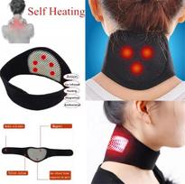 Magnetinė terapija Kaklo diržas Turmalinas Savaime šylantis Magnetinės terapijos Kaklo įvyniojimo diržas Įtvaras Skausmo malšinimas Kaklo slankstelių apsauga Neck strap juoda