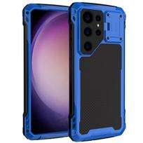 „Samsung Galaxy S23/S24“ itin magnetinis belaidžio įkrovimo apsauginis dėklas, skirtas naudoti kitose šalyse. Ultra S23 mėlyna