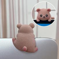 Kūrybiški kompiuterio televizoriaus monitoriaus mažų gyvūnėlių dekoracijos papuošalai Automobilio montuojamo navigacijos įrenginio ekrano papuošalai