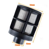 25mm Air Diesel Parking Heater Intake Filter Silencer Intake Pipe 3 Type Fit For Webasto Eberspacher Black