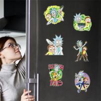 6pcs/Set Cartoon Characters Diamond Painting Magnets for Refrigerator Diamond Art Fridge Magnets for Adults Diamond Art Refrigerator Magnets Kits