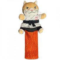 Cat Karate Kitty Puppet Toy with Arm Sleeve,Cat Toys  Interactive Boxing & Arm Wrestling Glove for Cats, Finger Puppet Play Set Cat karate doll