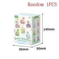 Sanrio kvepalų buteliuko aklas dėžutės konstravimo kaladėlės Hellokitty Kuromi Pochacco modelio kaladėlės su šviesos papuošalais Vaikų „pasidaryk pats“ žaislai Dovanos