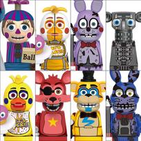 @GG1001 Anime Animacinis Modelis Plytos Siaubingas Trileris Mini Suderinamas Dėlionės Žaislas Statybinės Plytos Vaikų Gimtadienio Dovana