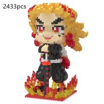 Demon Slayer Anime Statulėlės Kamado Tanjirou Nezuko Agatsuma Zenitsu Rengoku Kyoujurou Figūrėlės Modelis Peilio Laikikliai Žaislai No box