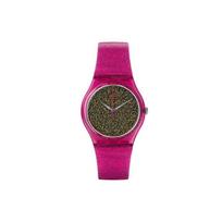 Swatch Originals Series Quartz Movement Waterproof Watch Women watches Magenta Black GP149 Rose Red pink