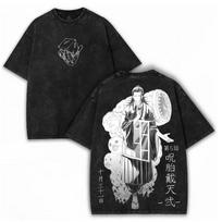 Jujutsu Kaisen Geto Suguru Printed Tshirt Mens and Womens Washed Tshirt High Quality Vintage Cotton Tshirt YK Tops M