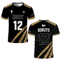 Summer Hinata Shoyo Black Jackal Volleyball Shirt T-shirt Haikyuu MSBY Shirt 3D Printed T-shirt Street Sports Oversized Top XXS